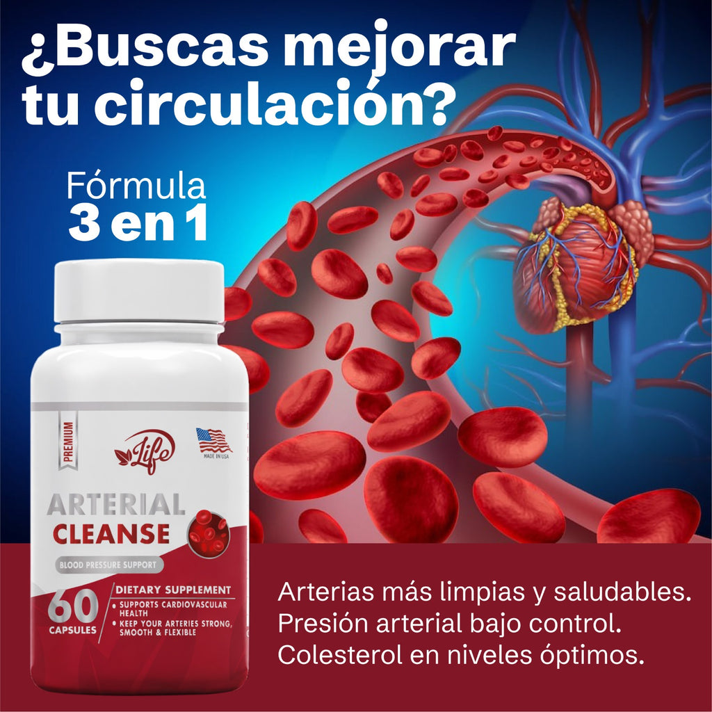 Limpiador De Arterias - Arterial Cleanse 60 Capsulas
